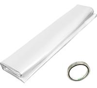 Film pour serre SucceBuy, 3 x 7,6 m, épaisseur 15 mm, polyéthylène résistant aux UV, plastique transparent à chauffer, résistance supérieure