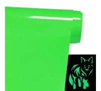 Film pour traceur textile FOSER, brille dans l'obscurité, film pour traceur 30,5 cm × 1,5 m, vinyle transfert thermique