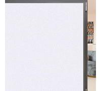 Film pour Vitre Adhésif Anti Regard 100 x 150 cm Opaque et Réutilisable Bon Intimité Anti UV Film Electrostatique Vitre Para Fenetre Regard pour Bureau, Blanc Mat