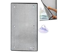 Film Pour Vitre Anti Chaleur,Feuille Réfléchissante Double Face Isolation Thermique | Accessoires Isolés Bouclier Anti Chaleur Solaire pour Combles Maison Camping car Toiture Voiture Hiver Été