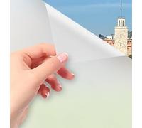 Film pour vitres de fenêtre (75 x 500 cm) Nombreuses dimensions Satiné mat auto-adhésif sans colle anti-UV Film givré pour vitrage fenêtre confidentialité Application facile boîte de douche statique