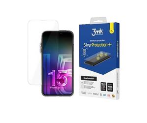 Film protecteur 3MK SilverProtection+ iPhone 15 Antimicrobien Transparent