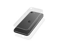 Film Protecteur Avant et Arrière pour iPhone SE 2022 Souple Antibactérien Transparent