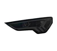 Film Protecteur de Phare de Voiture pour Audi A3 8V S3 S4 B8 B9 A5 A6 S6 C8 A7 A8 RS4 TT TTS Q3 Q5 Q7 Q8 RSQ8,Phare de Voiture Film de Protection Autocollant TPU Transparent,Black