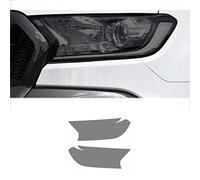Film Protecteur de Phare de Voiture pour Ford Ranger Wildtrak Raptor 2015+, Film de Protection Noir Autocollant en TPU Transparent, Noirci