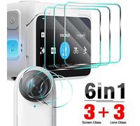 Film protecteur d'écran en verre HD Guatemala pour Insta 360 GO 3,film anti-rayures pour objectif de caméra d'action,écran LCD - Type 6 in 1 Glass
