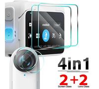 Film protecteur d'écran en verre HD Guatemala pour Insta 360 GO 3,film anti-rayures pour objectif de caméra d'action,écran LCD - Type 4 in 1 Glass