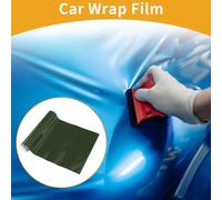 Film Protecteur Pour Voiture Vert Armée Clair 20x152cm / 0.65ft x 5ft Extérieur Intérieur Couverture Vinyle 5.5mil PVC 1 Pc Universel