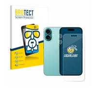 Film Protecteur Verre 9H BROTECT pour Apple iPhone 16 (Avant+Caméra) [Anti-Rayures, Transparent]