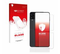 upscreen Protecteur d´Écran en Verre Trempé pour Samsung Galaxy Z Flip 4 (Avant+Caméra) - Glass-Plastique 9H Dureté