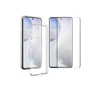 Film protecteur verre trempé incurvé pour vivo X60 Pro modèle V2046 6.56+ Coque de protection souple - -