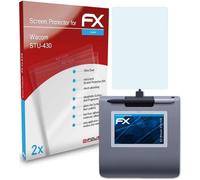 Film Protection d'écran compatible avec Wacom STU-430 Protecteur d'écran, ultra-clair FX Écran protecteur (2X)