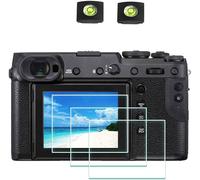 Film Protection d'Ecran pour Fujifilm GFX 50R 50S GFX 50S II Fuji GFX50S II GFX50R et Housse de Sabot, Protecteur Verre Trempé Optique 0,3mm Dureté 9H -Lot de 3