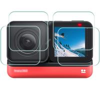 Film Protection d'Ecran pour Insta360 ONE RS/ONE R, 2 écran Affichage + 2 Objectif grand angle 4K ONE R Protecteur Verre Trempé -Lot de 4