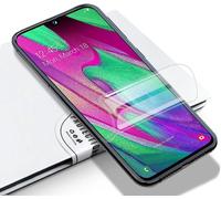 Film Protection Écran Pour Samsung Galaxy A40[2 Pièces] Couverture Complète Film Souple Hydrogel Protection Film Pas D'eau Pulverisante, Conçu Pour Courbe Téléphone Mobile À Écran