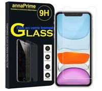 Film protection écran - VCOMP - iPhone 11 6.1"" - Verre trempé - Transparent - Couvre partie plate