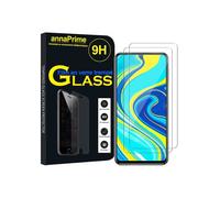 Film protection écran verre trempé - VCOMP - Xiaomi Redmi Note 9S / Note 9 Pro / Note 9 Pro Max 6.67" - Pack 2 - Anti-bulles - Noir