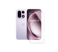 Film protection pour OnePlus 15 5G 6.78" CPH2747, CPH2745, PLK110 [Lot de 2] verre trempé ultra résistant - -