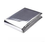 Film réfléchissant extérieur pour la croissance et l'utilisation des plantes, matériau polyester adapté pour tentes de jardin, séparateurs de pièce et survie en milieu sauvage (130 cm x 210 cm)