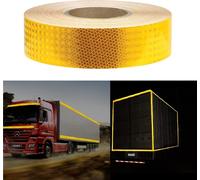 Film réfléchissant Film réfléchissant Ruban adhésif Panneau de signalisation jaune 10Mx5CM Camion