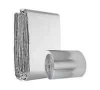 Film réfléchissant la chaleur - Feuille de protection thermique - Bloqueur d'humidité - Rouleau de barrière portable et durable pour abri de garage mural (24 Zo