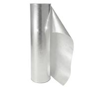 Film réfléchissant pour radiateurs Relaxdays, 0,6 x 20 m, 4 mm à bulles, toit, mur & fenêtre, film isolant alu, argent