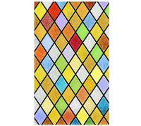 Film RéTro pour Vitres Autocollant en Verre vitrail fenêtre dépolie Papier électrostatique Art Peinture rétro église DéCorer(Color 3,50x120cm)