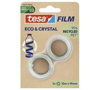 Film ruban adhésif ECO & CRYSTAL, 19 mm x 10 m, blister