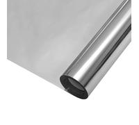 Film solaire argenté - vidaXL - 60x2000 cm - PVC - Effet réfléchissant - Adhérence statique - Usage intérieur