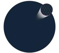 vidaXL Film solaire de piscine flottant PE 250 cm Noir et bleu