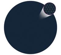 Film solaire de piscine flottant PE 549 cm Noir et bleu