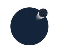 Film Solaire de Piscine Flottant Couverture Solaire de Piscine Bâche à Bulles de Protection Extérieur PE 549 cm Noir et Bleu