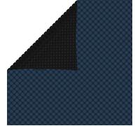 vidaXL Film solaire flottant pour piscine PE 488x244 cm Noir et bleu