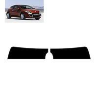 Film Solaire Prédécoupé Teinté Pare-Brise pour Megane 3-Portes Coupè 2008-2011 (05% Noir Fumé Super)