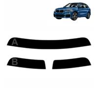 Film Solaire Prédécoupé Teinté Pare-Brise pour X1 F48 5-Portes 2015-2022 (05% Noir Fumé Super, B)