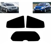 Film Solaire Prédécoupé Teinté pour-Citroen C2 3-Portes 2003-2010 Vitres Arrière & Lunette (20% Noir Fumé Foncé)
