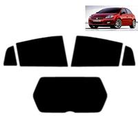 Film Solaire Prédécoupé Teinté pour-Fiat Bravo 5-Portes 2007-2012 Vitres Arrière & Lunette (05% Noir Fumé Super)