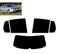 Film Solaire Prédécoupé Teinté pour Golf V 5-Portes 2003-2007 Vitres Arrière & Lunette (20% Noir Fumé Foncé)