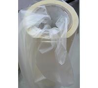Film soluble pour broderie 100 x 100 cm - SOLVY Stabilisateur transparent pour polaire, éponge, tissus élastiques - Film qui se dissout dans l'eau - Idéal pour machine à broder et broder à la main