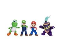 Film Super Mario Galaxy - Pack Multi-Figurines 12cm - Mario, Yoshi et Figurines Exclusives Wonder Bowser Jr. et Luigi