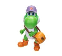 Film Super Mario Galaxy - Série de Figurines 12cm - Figurine Yoshi avec Accessoires Chapeau, Lunettes de Soleil et Sacoche