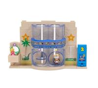 Film Super Mario Galaxy - Set Diorama “Gateway Galaxy” avec Figurines 4cm Princesse Peach et Captain Toad Exclusif