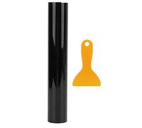 Film teinté pour vitres de Voiture, Universel 20x150cm Film teinté pour vitres de Voiture Bloc UV Bande de Pare-Soleil pour Pare-Brise avec grattoir