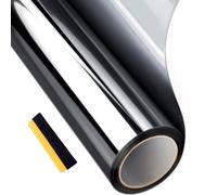 Film Teinté Prédécoupé Voiture Nano-carbone Qualité Professionnelle Grandes Tailles Petites Anti-rayures Pare-soleil Anti-reflet Thermoformant Adhésif Fenêtres Maison (5%-BLACK, 60 X 500 CM)
