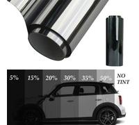 Film Teinté Vlt Pour Vitres De Voiture,Autocollant En Verre,Pare-Soleil Pour Chambres À Coucher Et Bureaux,Feuilles De Protection Uv,Rouleau De Films Autocollants,5/25/ - Type 5percent 150x20cm