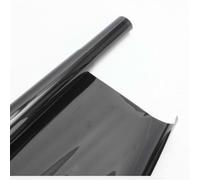 Film Teinté Voiture 6m x50cm Feuilles de fenêtre de Voiture Noire Rouleau de Film de Teinture avec Ensemble de Tubes UV Films d'autocollants Protector Vitre TeintéE Voiture(1 Percent Clear)