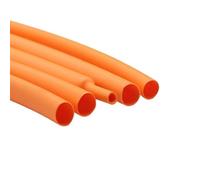 Film thermorétractable Orange de 1M, diamètre 1-50mm, Tube thermorétractable 2:1, manchon de câble isolé, gaine thermorétractable d'isolation électrique(5mm x 1 Meter)
