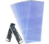 Film thermorétractable transparent pour housses de climatisation et télécommandes Smart TV en PVC avec forte contraction (6 x 25 cm)