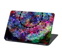 Film Universel pour Ordinateur Portable Design Cover: Abstrait Housse de Protection Autocollant en Vinyle Skin Sticker adhésif (13-14″, Lp68 Mandala)