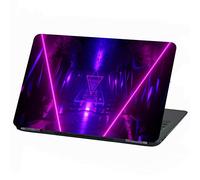 Film Universel pour Ordinateur Portable Design Cover: Abstrait Housse de Protection Autocollant en Vinyle Skin Sticker adhésif (15″, Lp17 Neon Light)